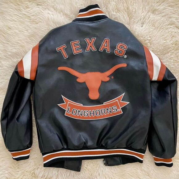 GIII Jackets & Blazers - UT Austin Longhorns Letterman Bomber Jacket